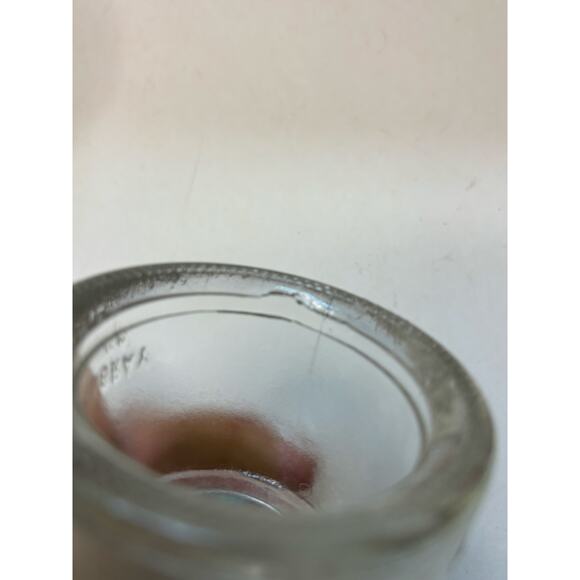 Set of 2 TS Hemingray 8-62 Clear Glass Insulators DIY Lighting - Picture 5 of 7